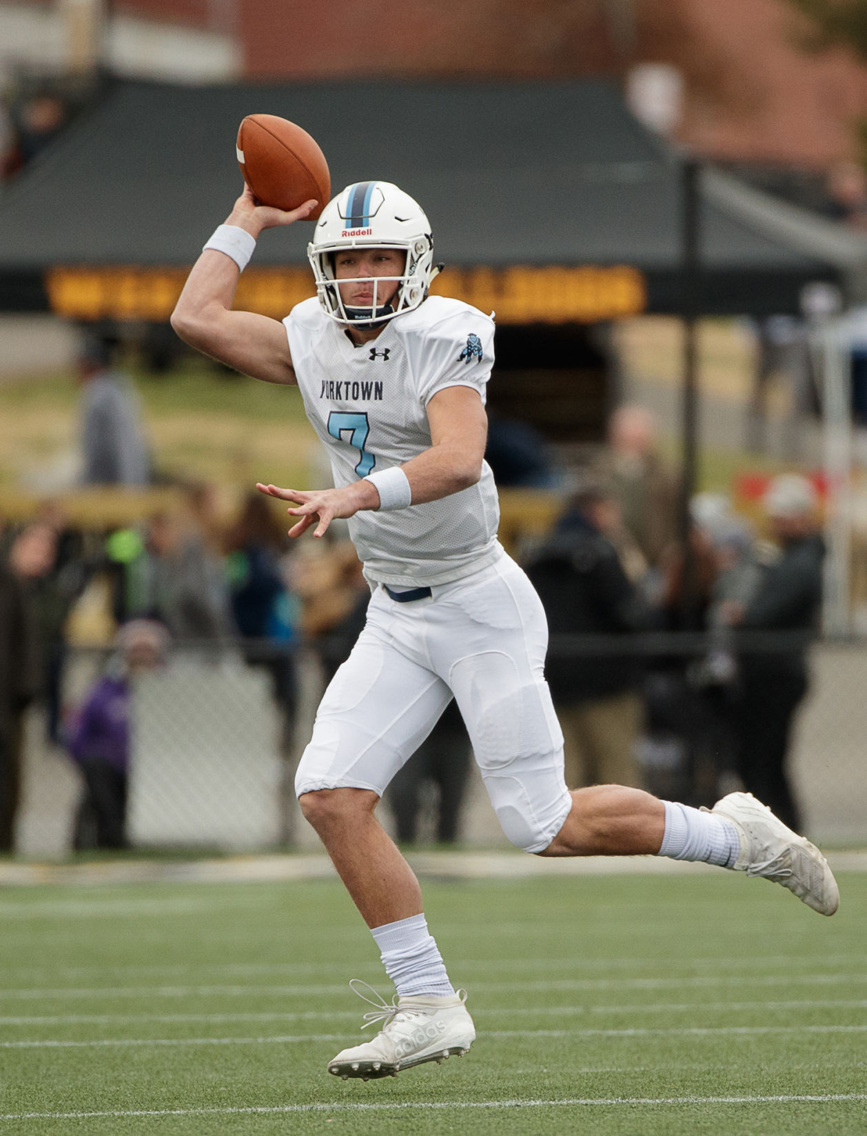 Yorktown football region final action 17